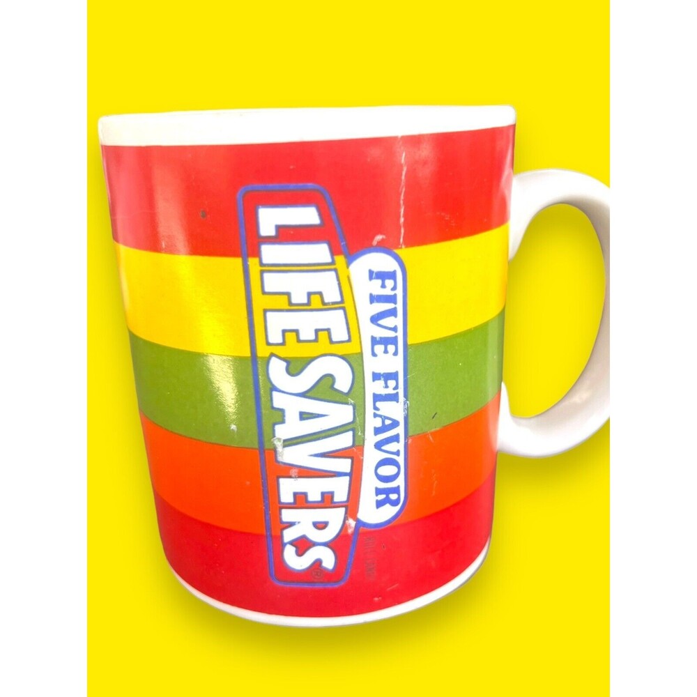 Life Savers Lifesavers Five Flavor Candy Coffee Mug Teleflora  Rainbow Nabisco